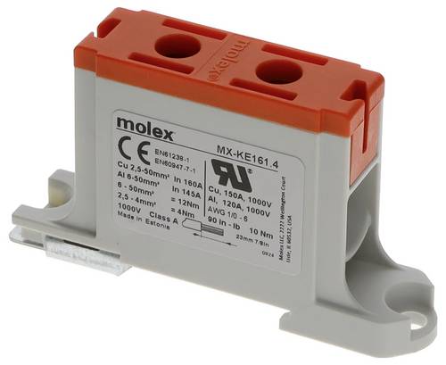 Molex 2016061615 Verbindungsklemme flexibel: - starr: -