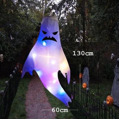 Inspired Living SpookyGlow LED Hanging Ghost Halloween Decoration 3