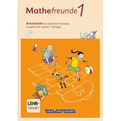 Mathefreunde 1. Schuljahr - Süd - Arbeitsheft mit interaktiven Übungen auf scook.de, Taschenbuch von Edmund Wallis,Isabel Miedtke,Jana Richter,Yvonne