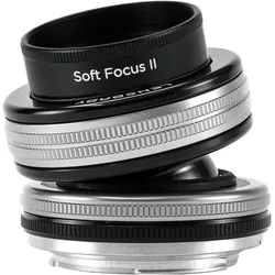 Lensbaby Composer Pro II w/ Soft Focus II Optic For Canon EF (Canon EF), Objektiv, Schwarz