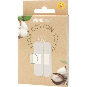 WUNDmed Pflaster Cotton, aus Baumwollgewebe, 10 Strips, atmungsaktiv, 6,3 x 1,9cm