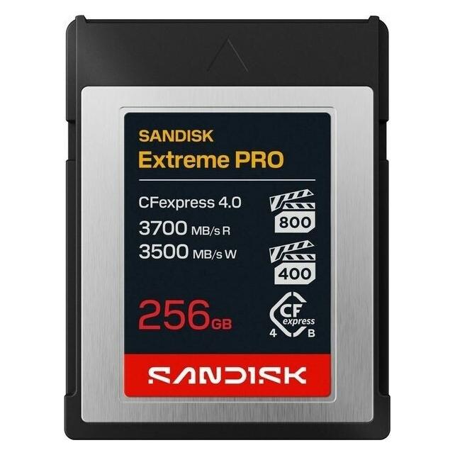 Sandisk CFexpress 4.0 Type B Cards PCIe4 (256 GB, CFexpress, CFexpress Typ B) (SDCFEB-256G-GN4NN)