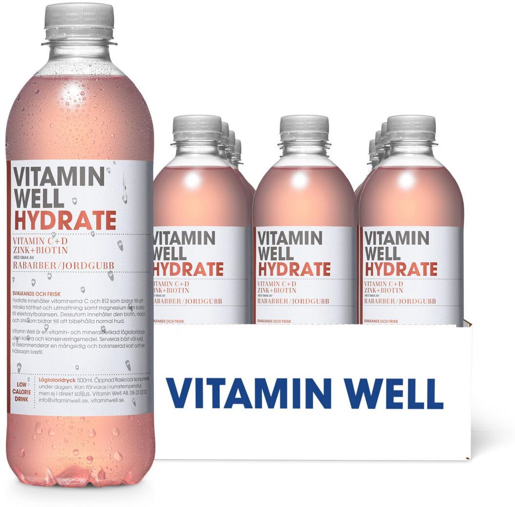 VITAMIN WELL Dryck Hydrate 50cl