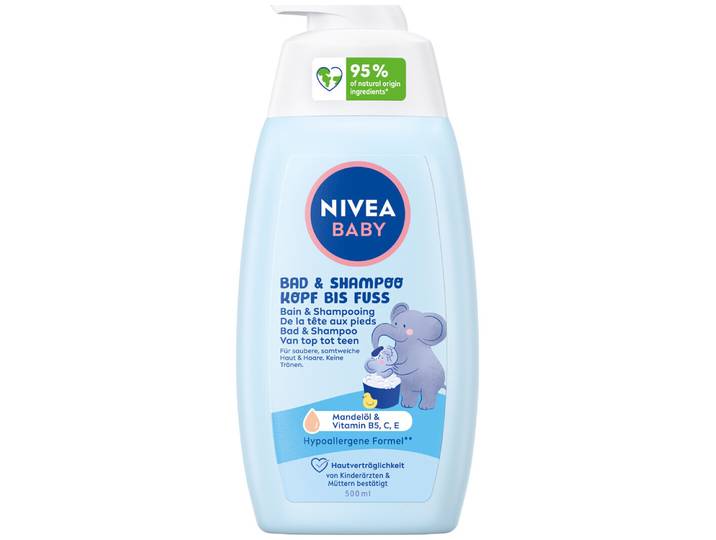 Nivea Baby Bad & Shampoo Kopf bis Fuss