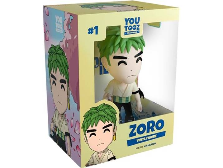 Youtooz One Piece: Zoro Vinyl Figuur, Multicolor