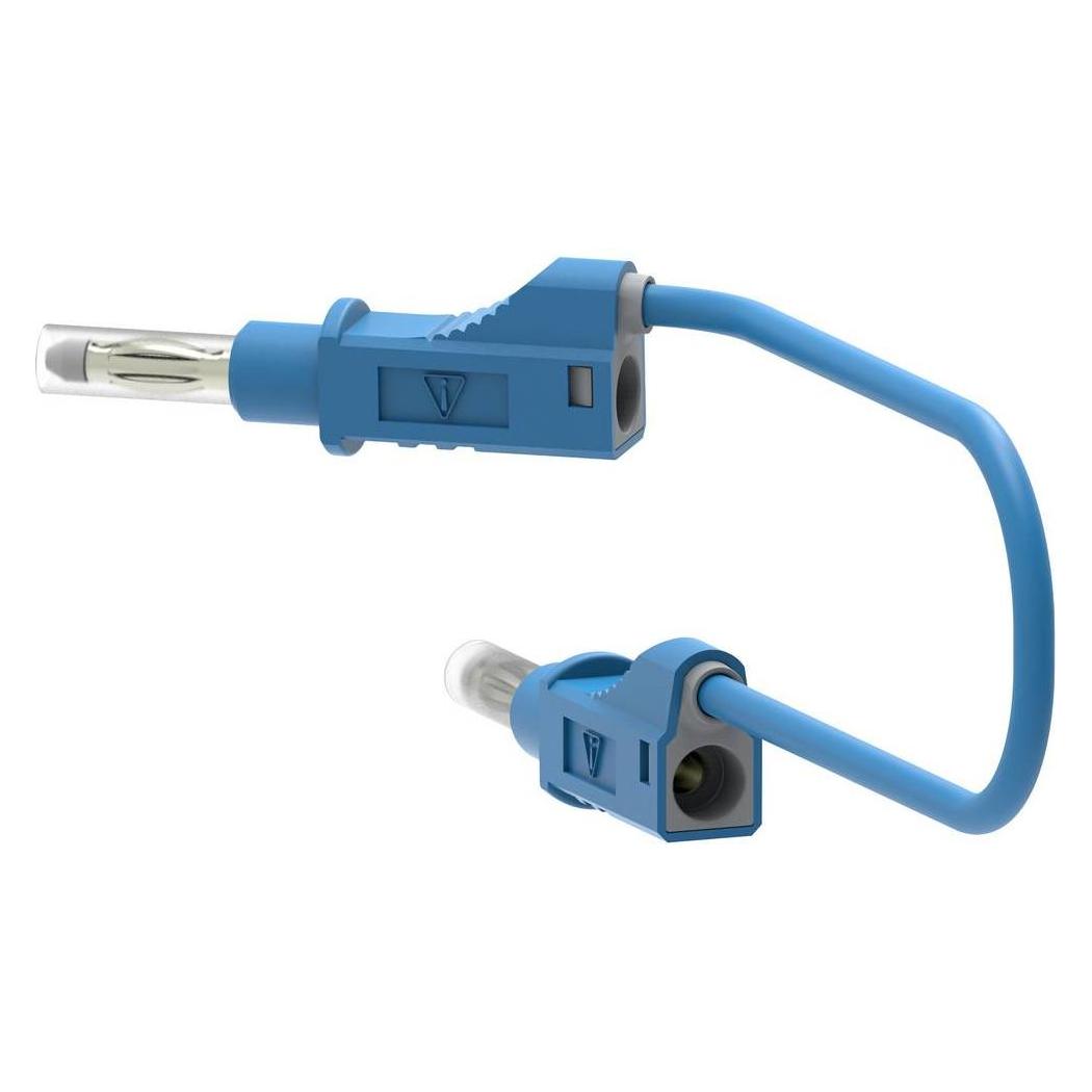 Electro PJP 2217/600V-CD1-50Bl Messleitung (Bananenstecker - Bananenstecker) 0.5 (2217/600V-CD1-50Bl)