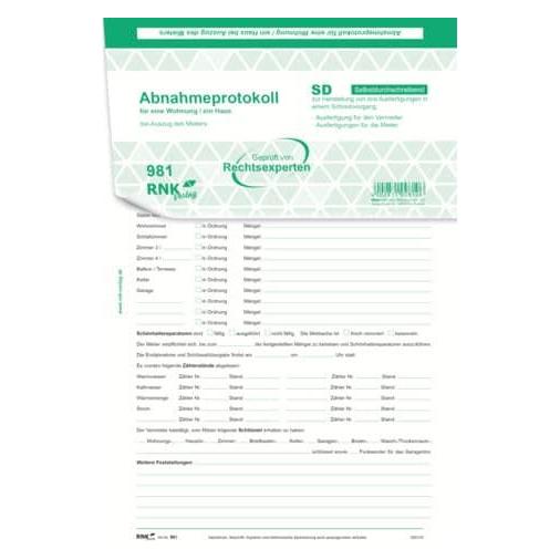 Rnk Wohnungs Abnahmeprotokoll SD (37412220)
