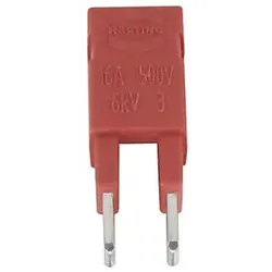 HARTING Steckbrücke quer 2x1 rot 16A 09330009820
