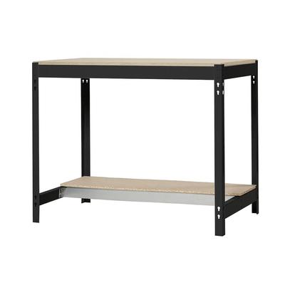 PROREGAL Werkbank BUFFALO | HxBxT 84x90x61cm | Traglast 400kg | Anthrazit | Werktisch Arbeitstisch Arbeitsbank