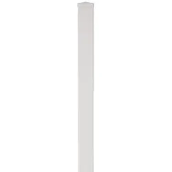 LIGHTLINE KS Pfosten teilummantelt weiß 9 x 9 x 150 cm inkl. Pfostenkappe
