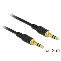 DeLOCK 85549 Audio-Kabel 2 m 3.5mm Schwarz