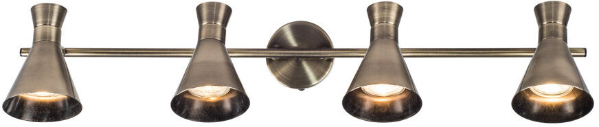 Magnalux Semi Flush Mount Antique Brass