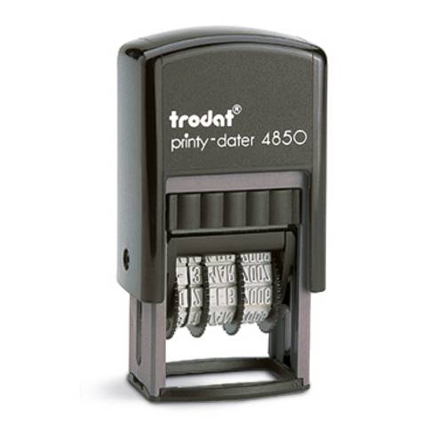 Trodat Printy-Dater Datumsstempel 23 x 12mm (B x H) Schwarz