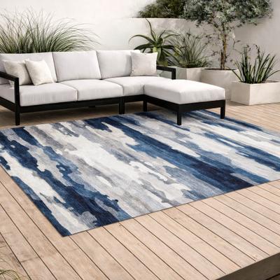 Addison Rugs Machine Washable Indoor/ Outdoor Ombre Brewer Chantille Rug