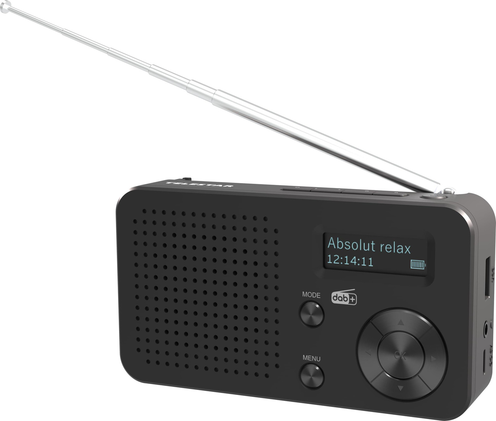 Telestar TOP 100 DAB+ Draagbare Radio - Zwart