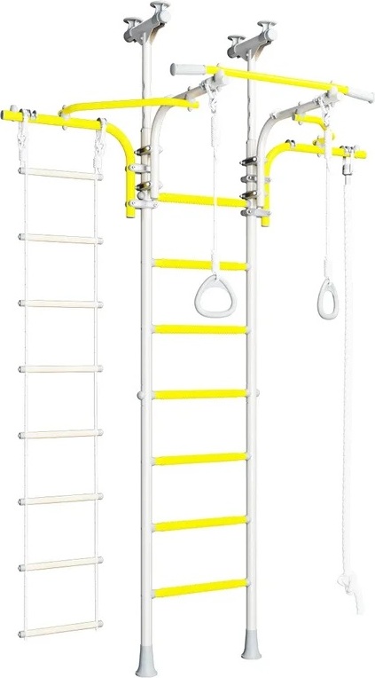 Wallbarz Sprossenwand Transformer 7D in Weiß ,EG-KSK-007W