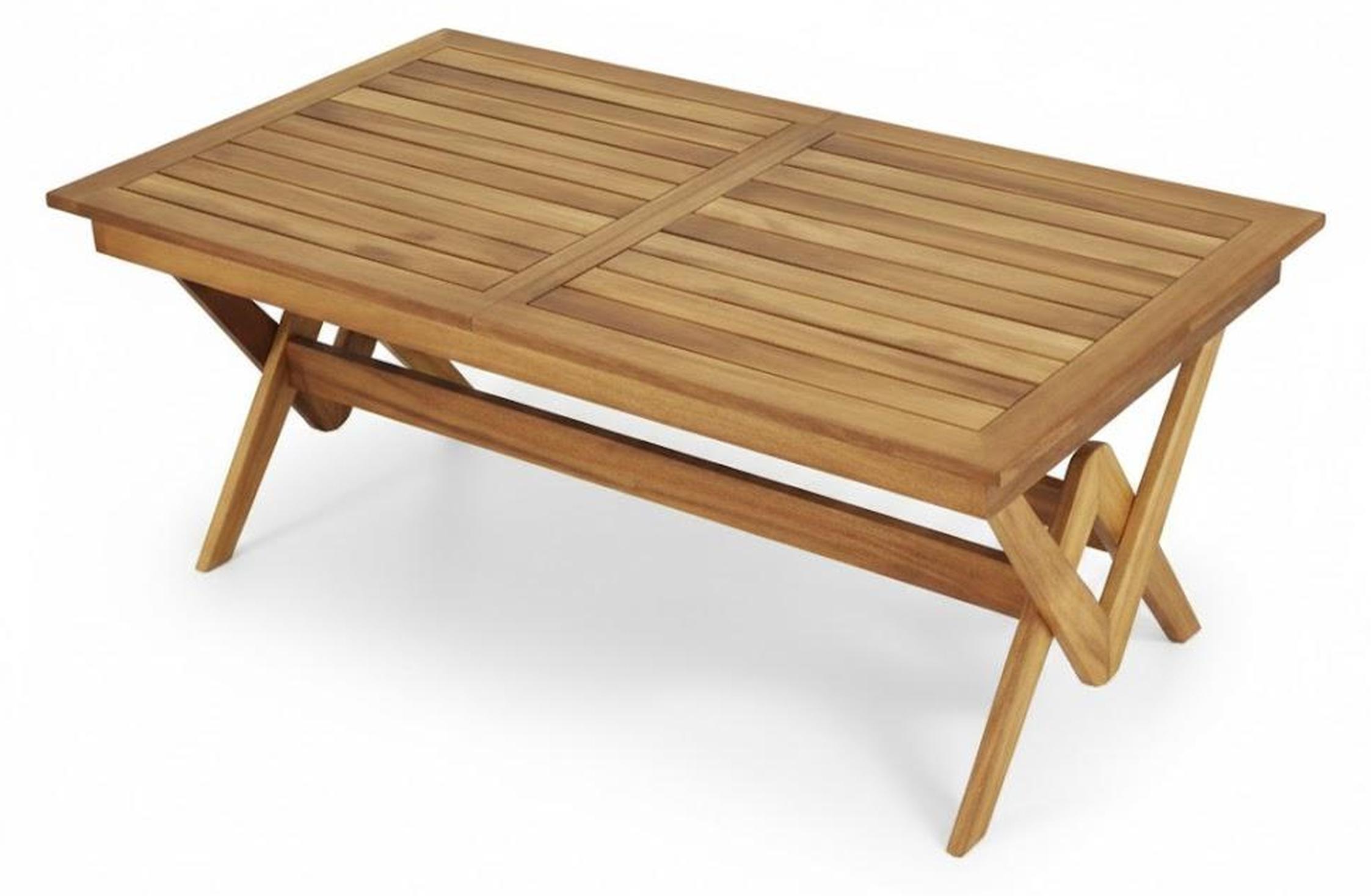 Gartentisch Moderner Stil Braun Holz Stabil Couchtisch Langlebig