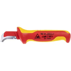 Knipex, Mehrzweckmesser, Abmantelungsmessermit Gleitschuh 98 55 SB