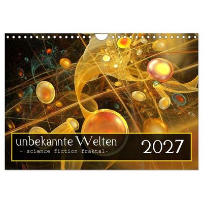 unbekannte Welten (Wandkalender 2027 DIN A4 quer), CALVENDO Monatskalender
