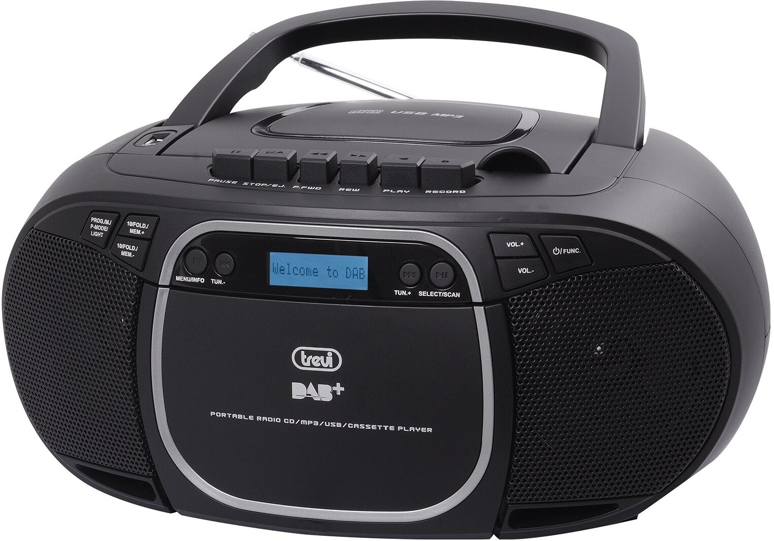 Radio portatile Trevi 0CM57600 BOOMBOX Cmp 576 Dab Black
