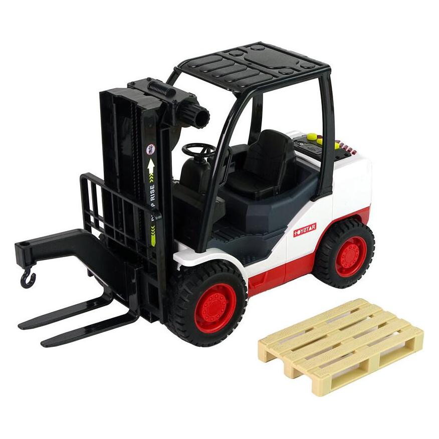 Lean Toys Gabelstapler mit beweglicher Gabelpalette. (36961749)