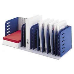 styro styrorac Sortierstation DIN A4 7 -Fach grau/blau