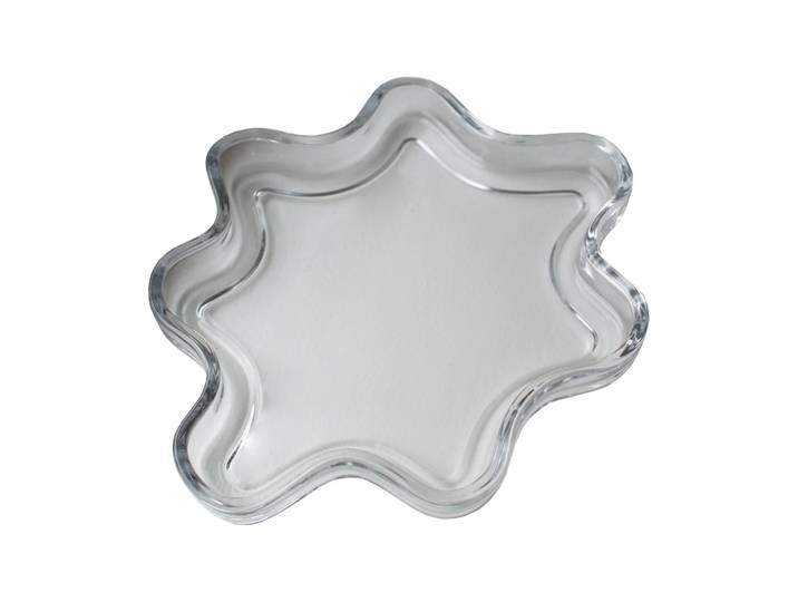 DBKD Plateau décoratif Filter Clear, Ø22x2 cm