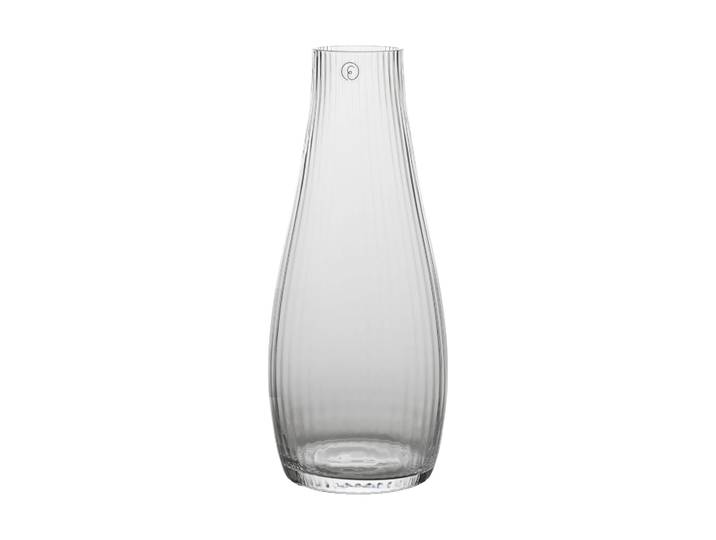 ERNST Carafe Ernst en verre strié Transparent, Ø8x19 cm