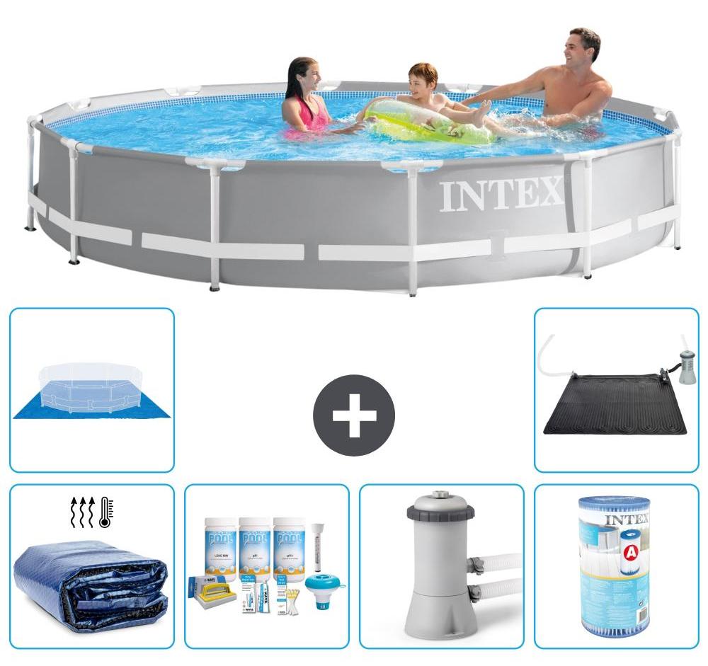 Prism Frame Pool Rund - 366x76 cm - 7-teilig S41947