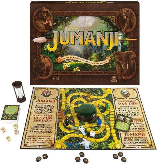 Spin Master Jumanji Bordspel Race voor kinderen vanaf 8 jaar