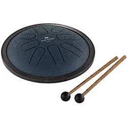 Meinl Sonic Energy SSTD2NB Small Steel Tongue Drum, Marineblau, G Mol l 8 Töne, ... - Schlitztrommel