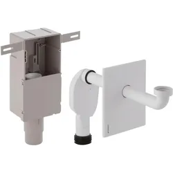 Geberit, Siphon, 151120111 builtin siphon for washbasin connector white alpin
