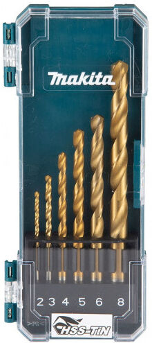 Makita D-72833 Jeu de forets a métaux 6 pieces