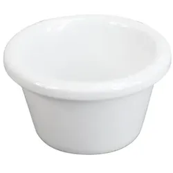 METRO PROFESSIONAL Schale, Melamin, Ø 8 cm, weiß, 6 Stück