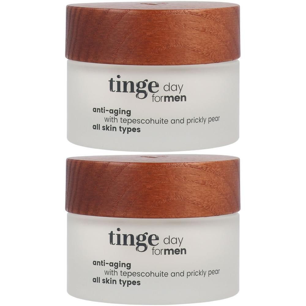 Tinge for Men Anti-Age Dagcreme x2 2x50 ml Tagescreme