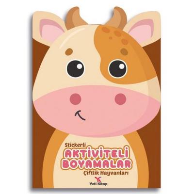 Stickerli Aktiviteli Boyamalar Ciftlik Hayvanlari, Taschenbuch von Kolektif, Yeti Kitap