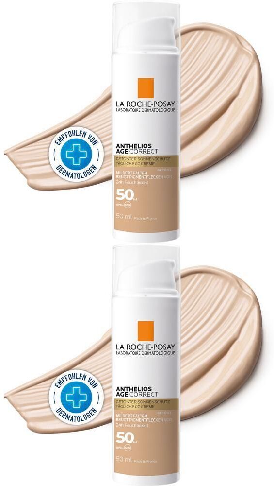 La Roche-Posay Roche-Posay Anthelios Age Correct getön.Cre.LSF 50 2x 2x50 ml Creme