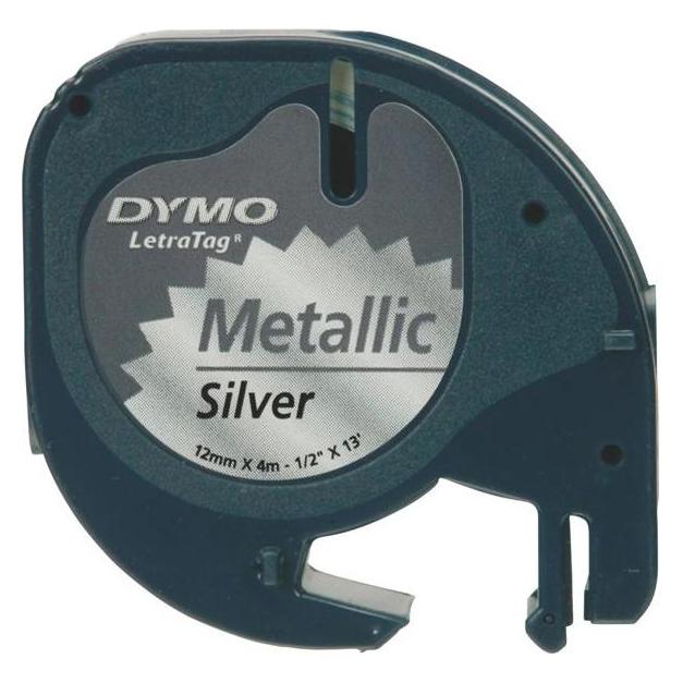 Dymo S0721800 LetraTag 3er Set (1.20 cm, Schwarz, Silber, Weiss) (S0721800)
