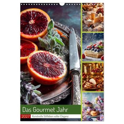 Das Gourmet Jahr (Wandkalender 2027 DIN A3 hoch), CALVENDO Monatskalender