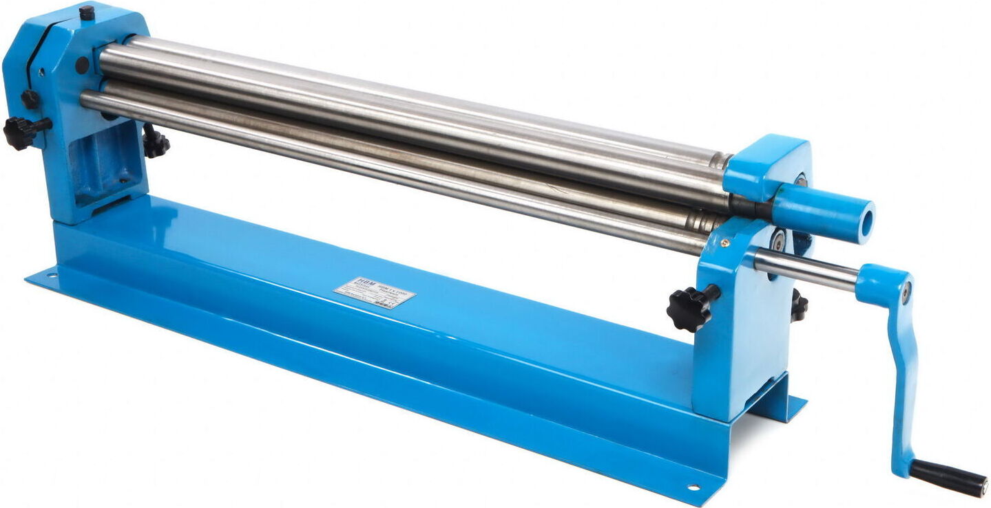HBM Plattenwalze 1000 mm Arbeitsbreite 50 mm Walzendurchmesser max. 1 mm Blechstärke