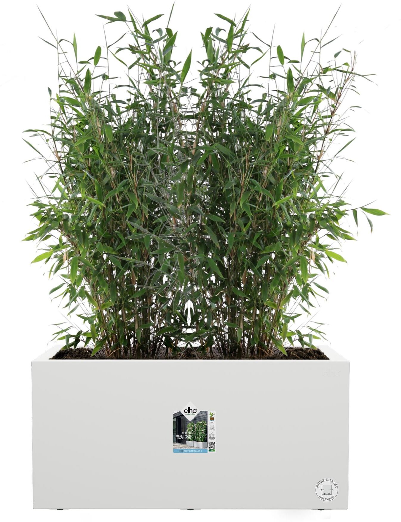 Blumentopf ELHO "Vivo Next Lang 60 cm", weiß, Pflanzgefässe, Blumentopf weiß Einheitsgröße