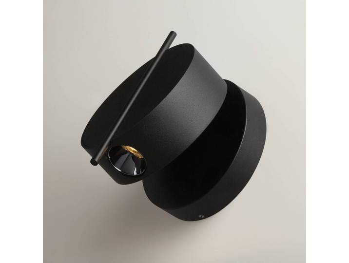 Maytoni Wandlampe Nuance, schwarz, für Wohn- / Esszimmer, Aluminium, Modern, LED Wandleuchte, Wandlampe Innen