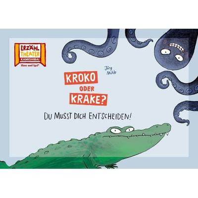 Kroko oder Krake? Du musst dich entscheiden! / Kamishibai Bildkarten, von Jörg Mühle, Hase und Igel Verlag