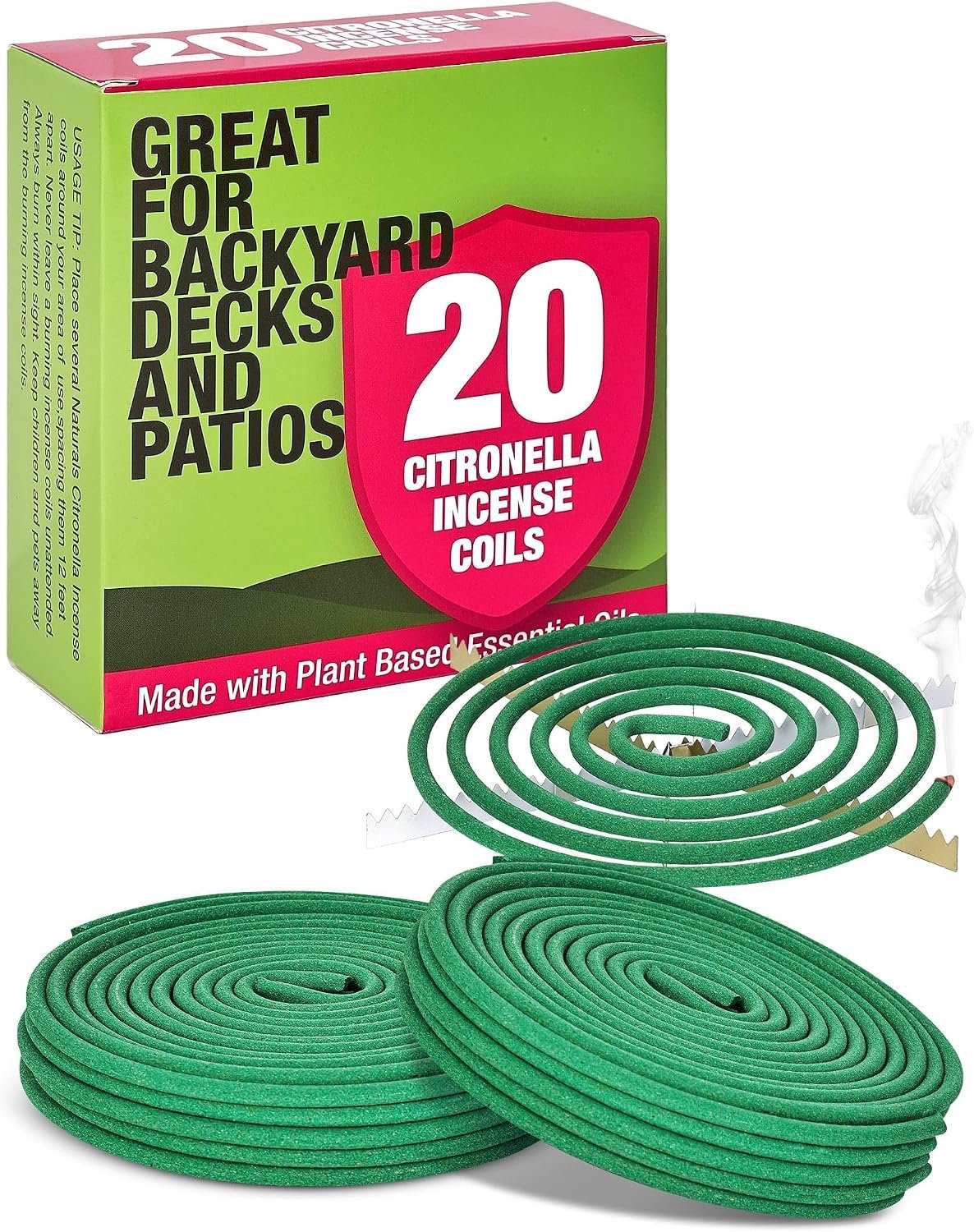 Citronella Spiraal 20 stuks Groen