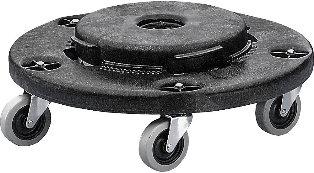 BRUTE® Transportroller/ Fahrgestell, Bajonett-Verschluss, 5 Lenkrollen Rubbermaid