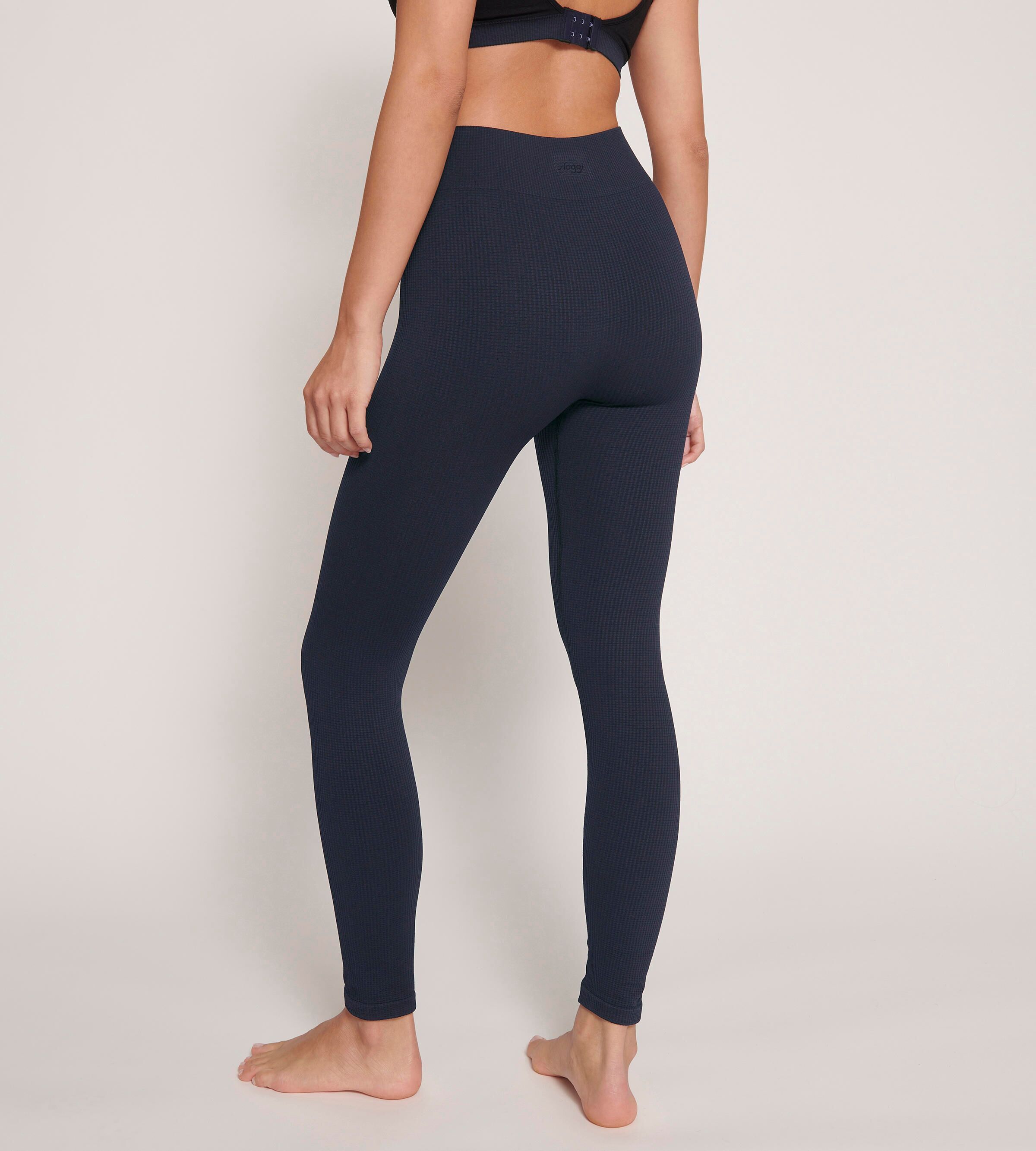 Leggings SLOGGI "EVER Infused Aloe", Damen, Gr. S, N-Gr, schwarz, Single Jersey, Obermaterial: 55% Polyamid, 35% Polyethylen, 10% Elasthan, eng knöchellang, Hosen Leggings, Single Jersey, knöchellang, super weich