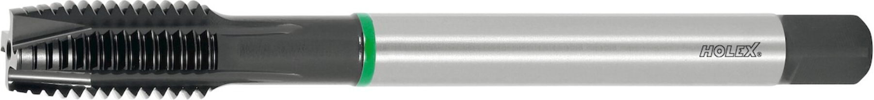 HOLEX Maschinen-Gewindebohrer HSS-E Form B M12 Gewindetiefe vaporisiert (132645 M12)