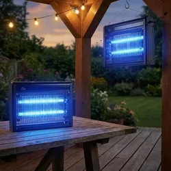 Gardigo, Tierfalle, 2er-Set Profi UV-Insektenvernichter (9W, bis 70m2) - Effektiver Schutz