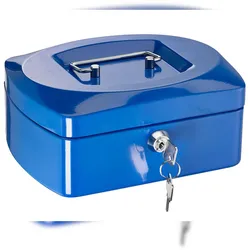 Alco Geldkassette Stahlblech 152x119xx76mm blau