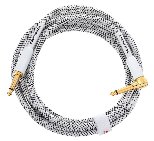 Kirlin Plus Instrument SA Cable 3m WH Grid White